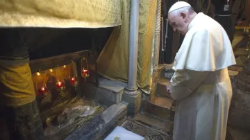 Papež František na Blízkém východě
