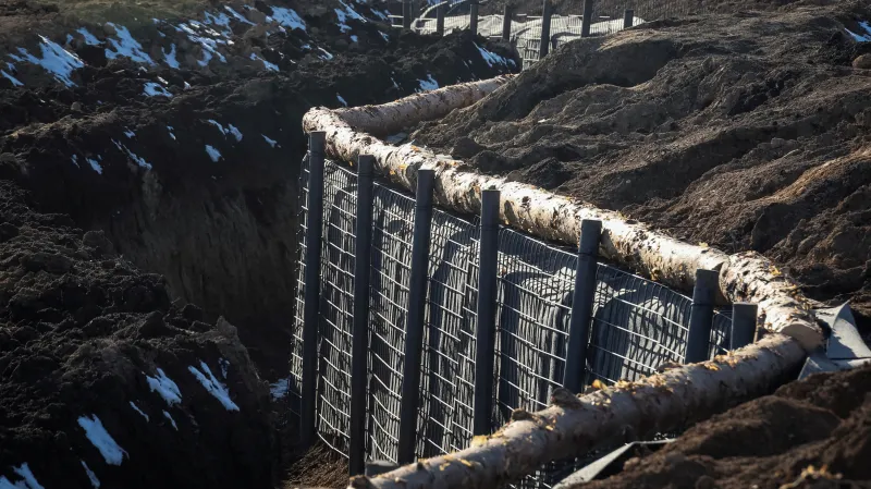 Ukrajinská obranná linie u Charkova