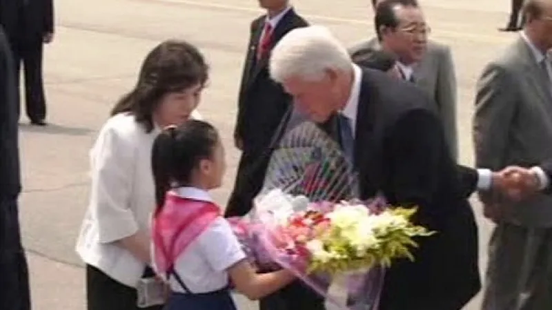 Bill Clinton na návštěvě KLDR