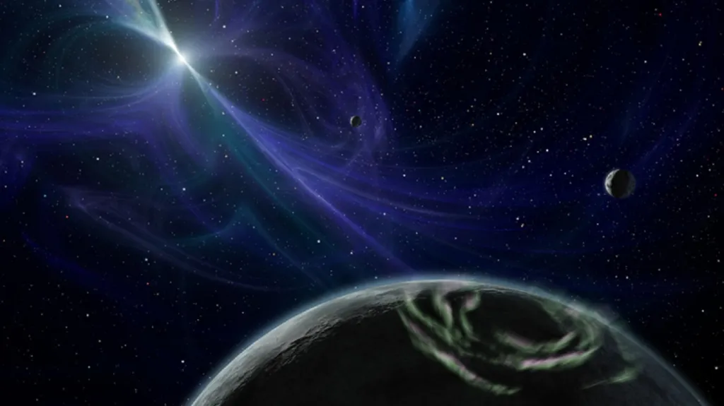 Umělecká představa exoplanety
