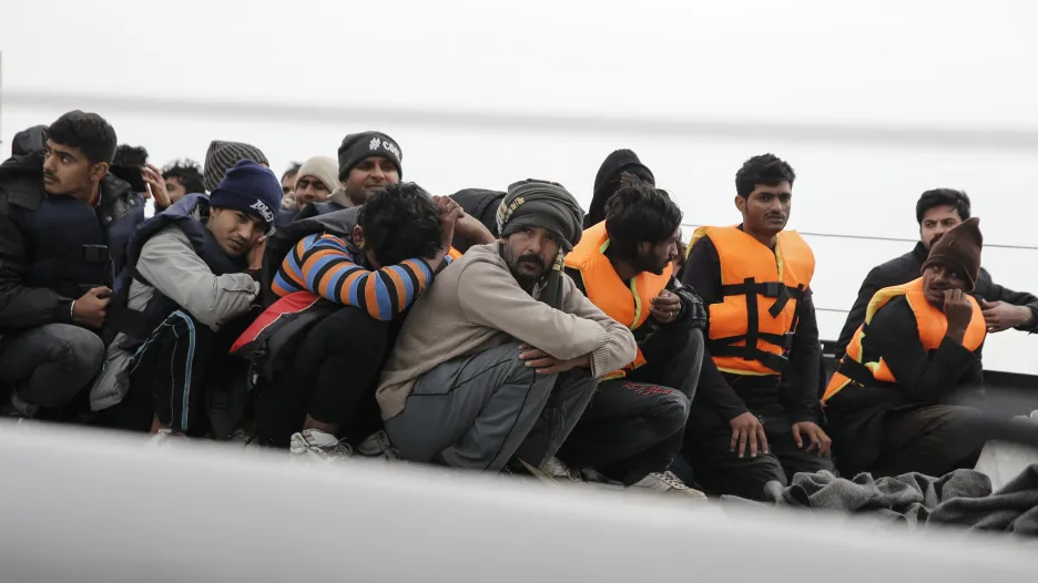 Uprchlíci zachycení řeckou pobřežní stráží