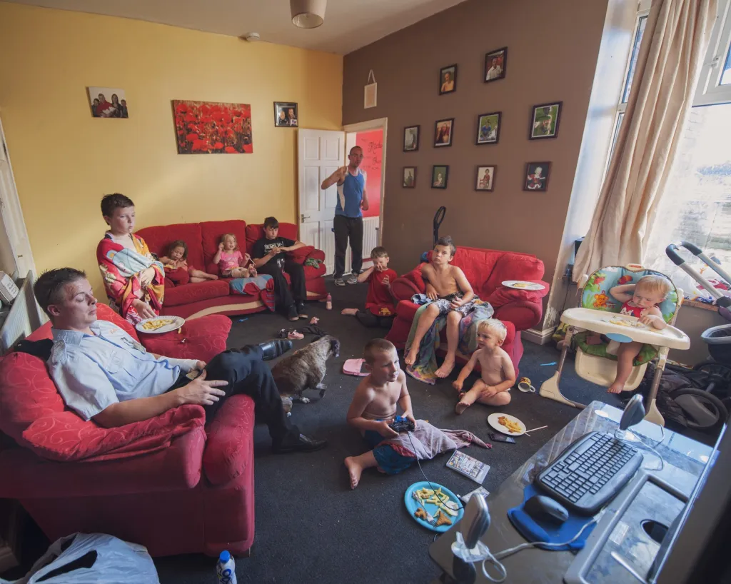 Nominace v kategorii Dokument: Craig Easton se sérií snímků nazvanou Děti Thatcherové