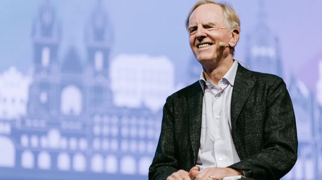 John Sculley na konferenci Engage 2015 v Praze