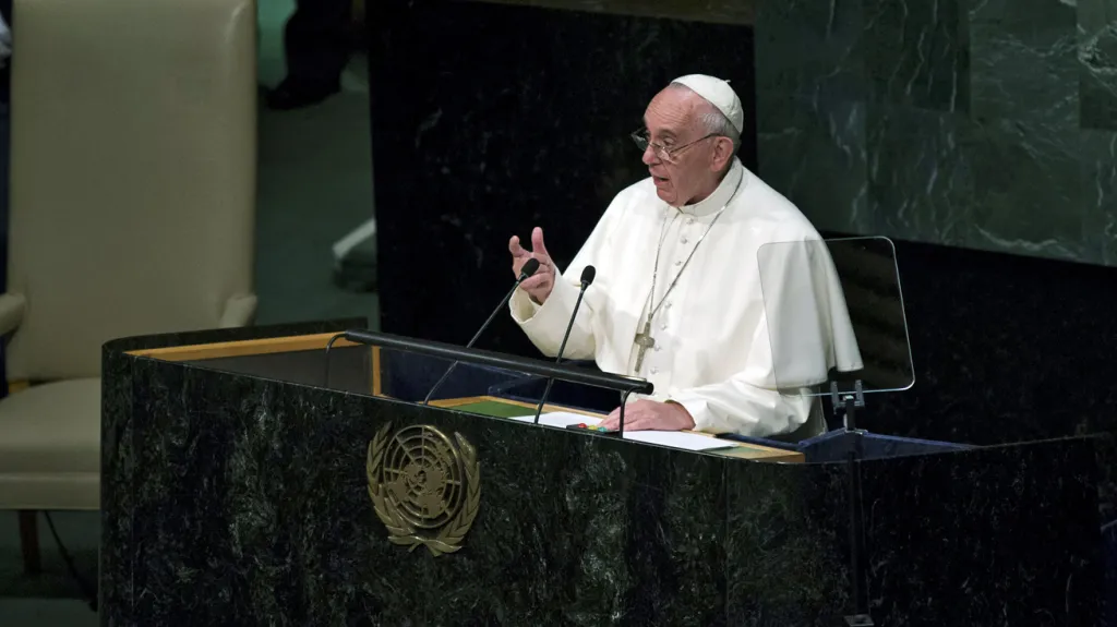 Papež František promluvil v OSN