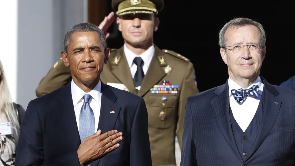Barack Obama na návštěvě Estonska