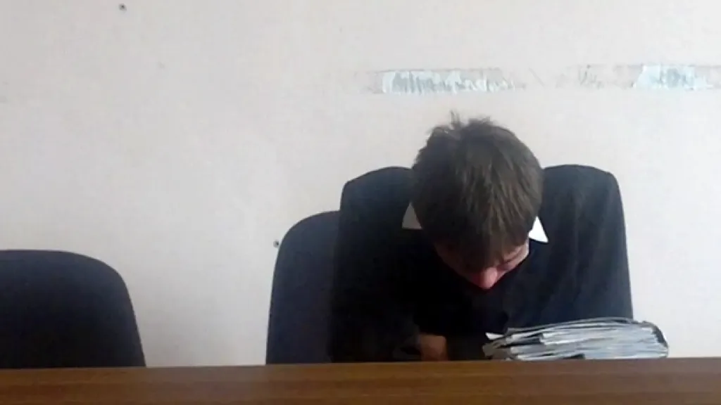 Ruský soudce si během přelíčení pospal