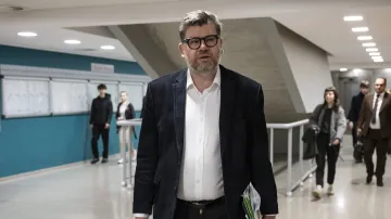 Poslanec Jiří Pospíšil (TOP 09) u soudu, kde svědčil v kauze Dozimetr, 14. 4. 2026
