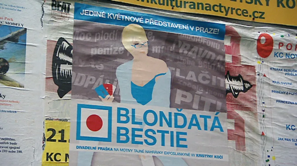 Plakát na představení divadla Rubín