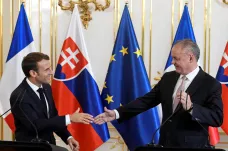 Sdílíme vizi, že Evropa bude sjednocená, řekl Macron v Bratislavě