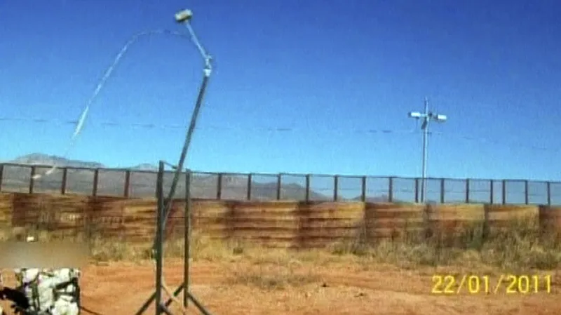 Mexická armáda zabavila katapult na drogy