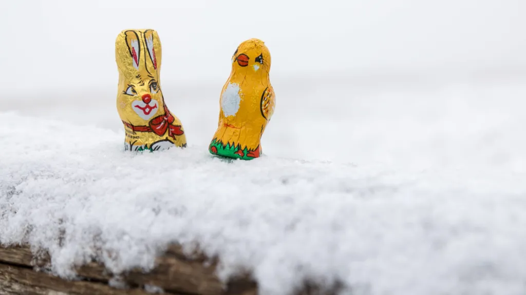 Severovýchod Německa zasypal o velikonoční neděli sníh