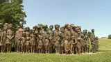 Památník v Lidicích - pocta zabitým dětem