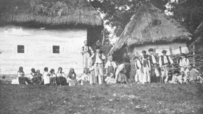 Historický snímek obce Žítková