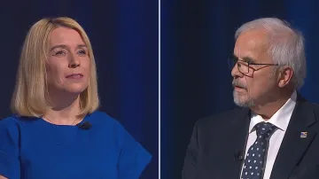 Danuše Nerudová (STAN) a Ivan David (SPD)