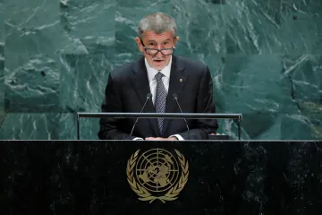 Babiš v OSN mluvil o bohatnoucím Česku i problémech planety, které nejsou jen klimatické