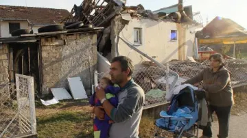 Následky zemětřesení v Srbsku