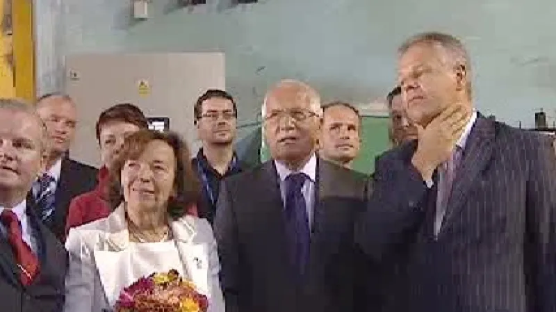 Klaus s manželkou Livií