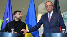 Volodymyr Zelenskyj a Friedrich Merz