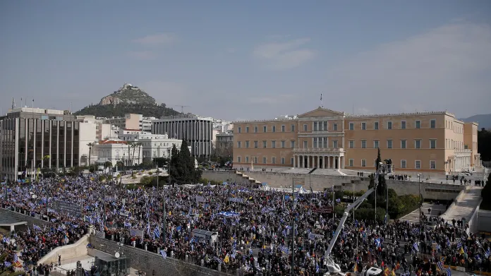 Athénský protest proti názvu Makedonie