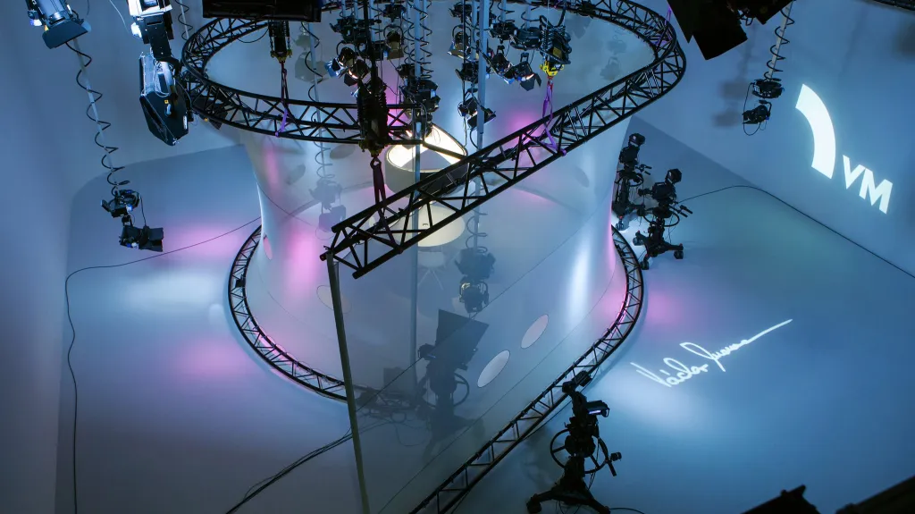 Studio pro pořad Otázky Václava Moravce