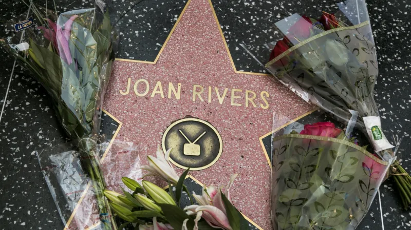 Hvězda Joan Riversové na hollywoodském Chodníku slávy