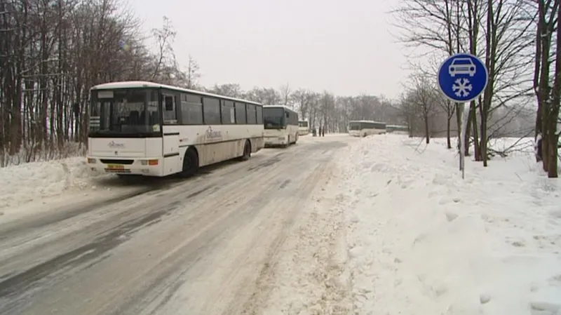 Ledovka na silnicích