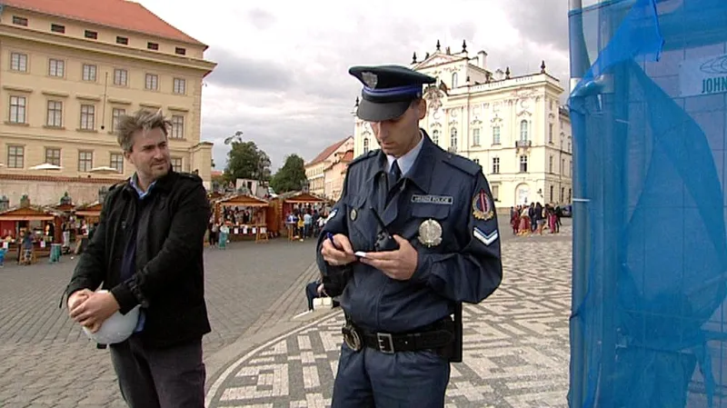 Zadržený člen umělecké skupiny Ztohoven