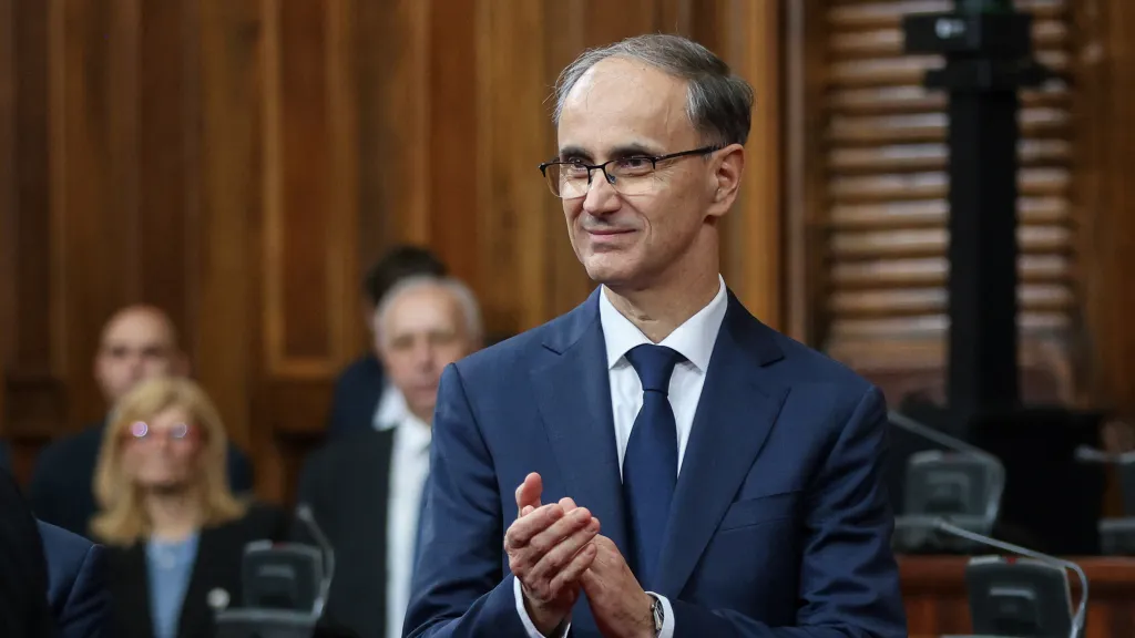 Srbský premiér Djuro Macut