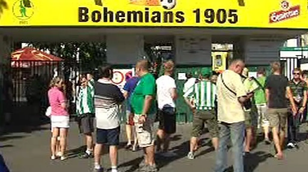 Fanoušci Bohemians 1905