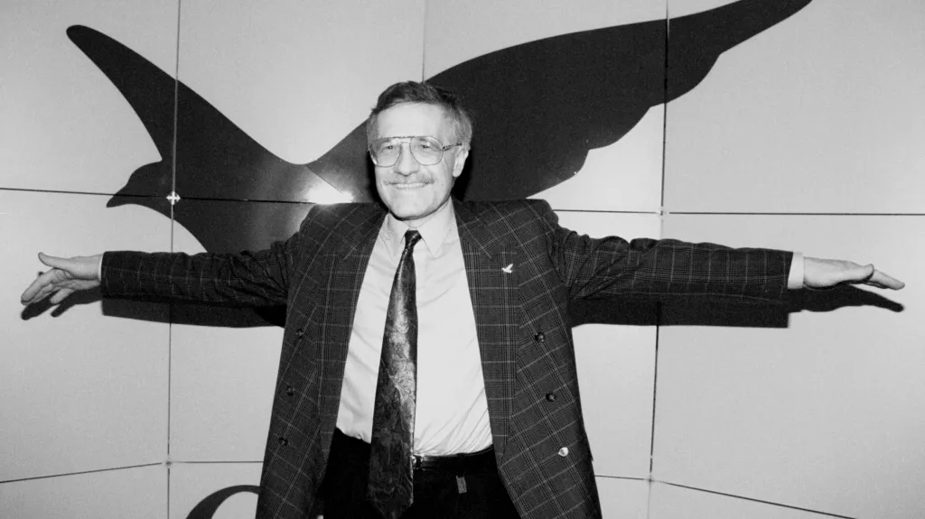 Václav Klaus na kongresu v roce 1992