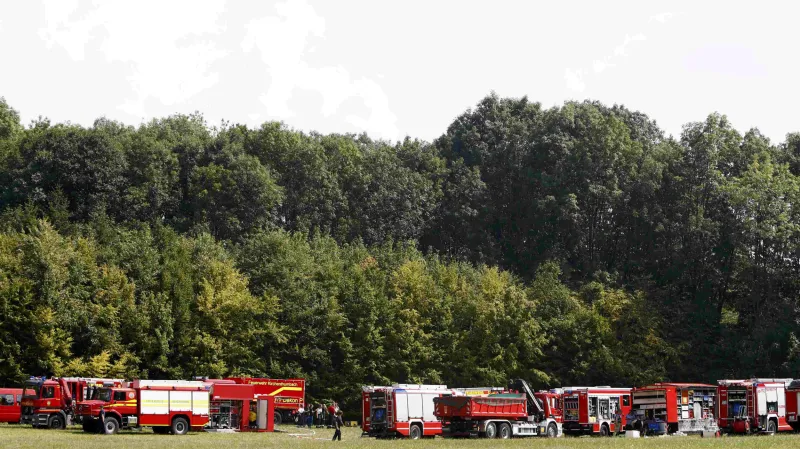 Zásah u zřícené americké stíhačky