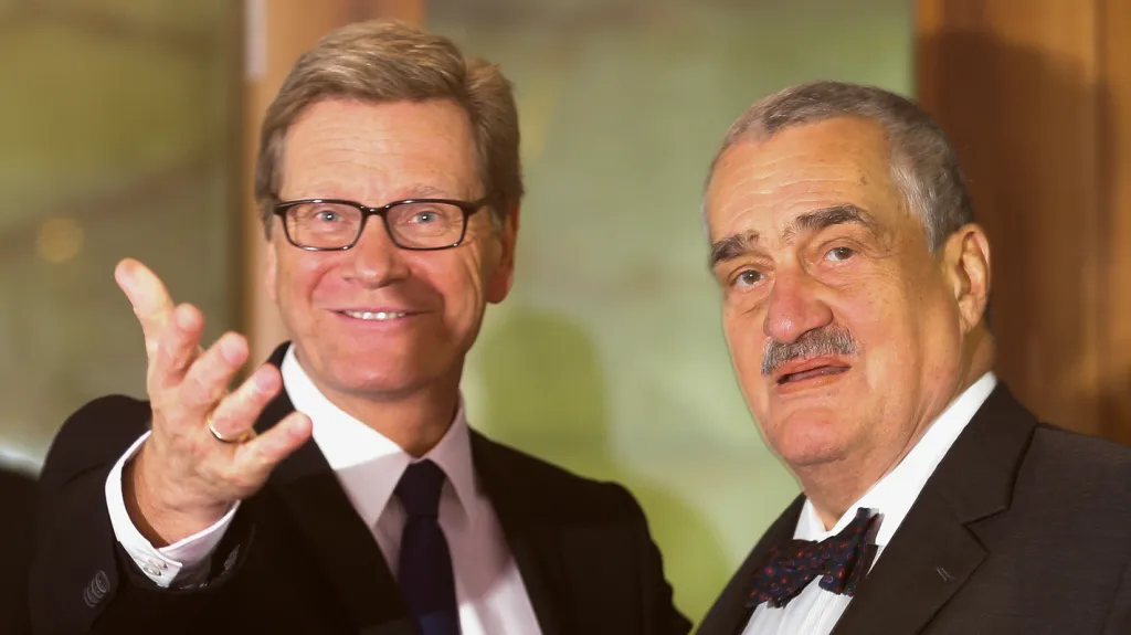 Guido Westerwelle a Karel Schwarzenberg