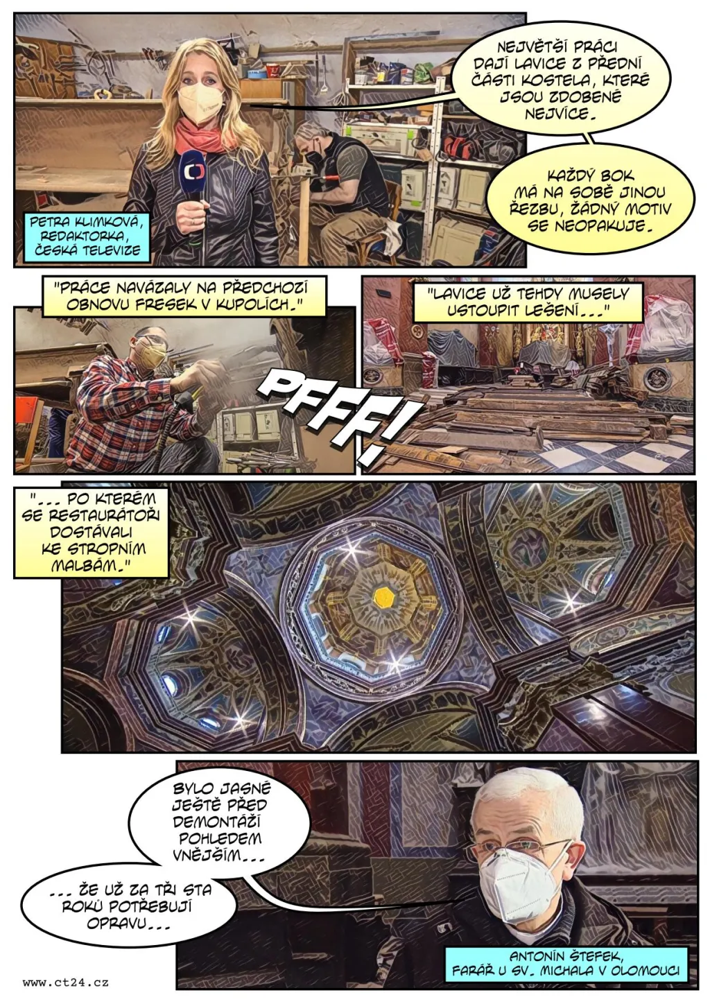 Mobiliář kostela sv. Michala čeká oprava