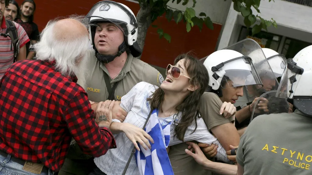 Demonstrace v Řecku