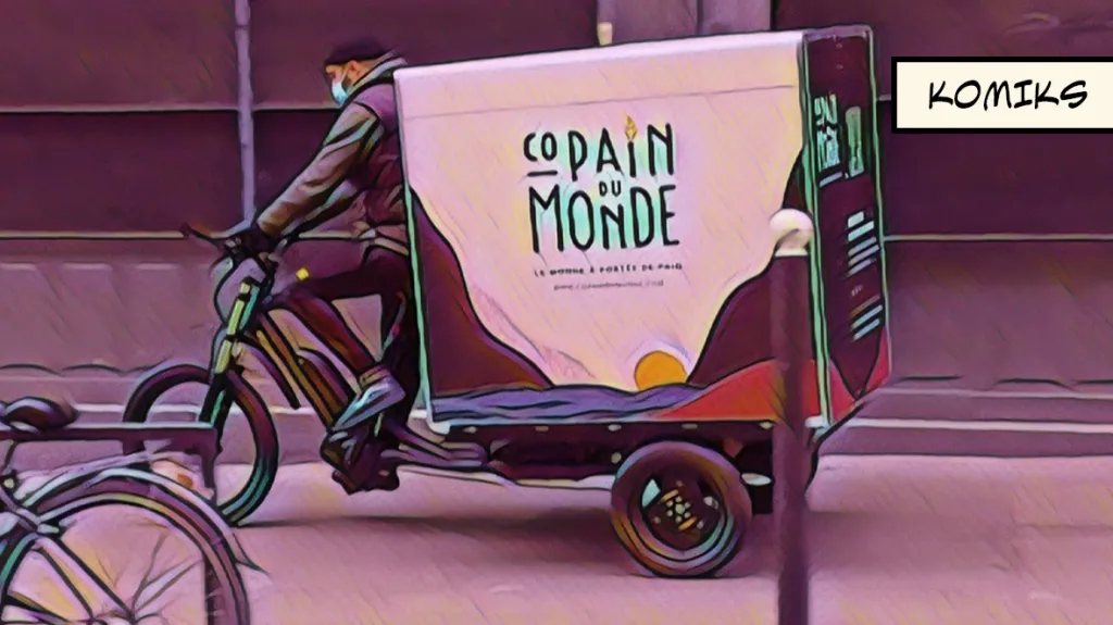 Nákladní kola rozvážejí po Paříži jídlo