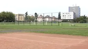 Stávající fotbalové hřiště v lokalitě Bavlna