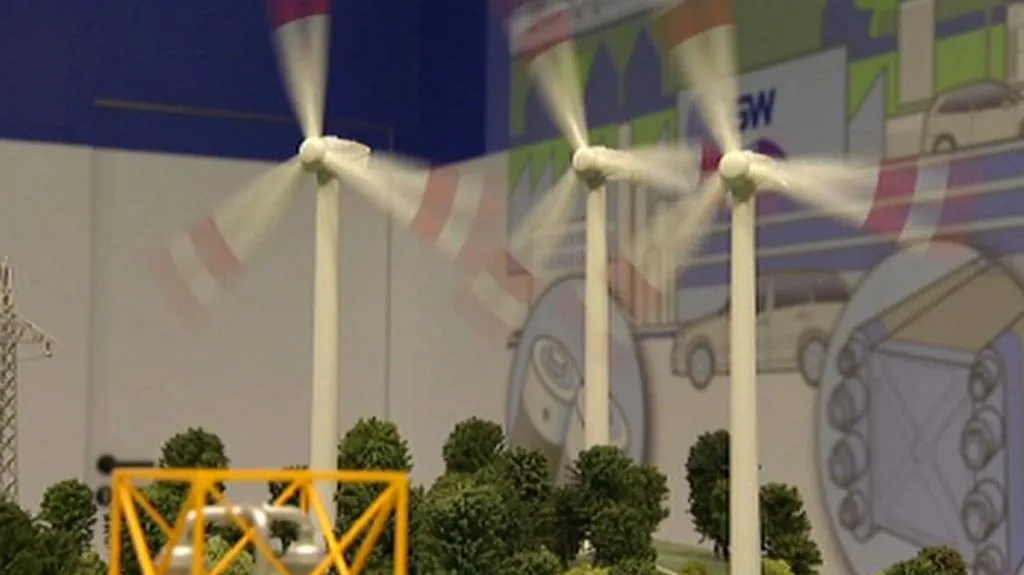 Model větrné elektrárny