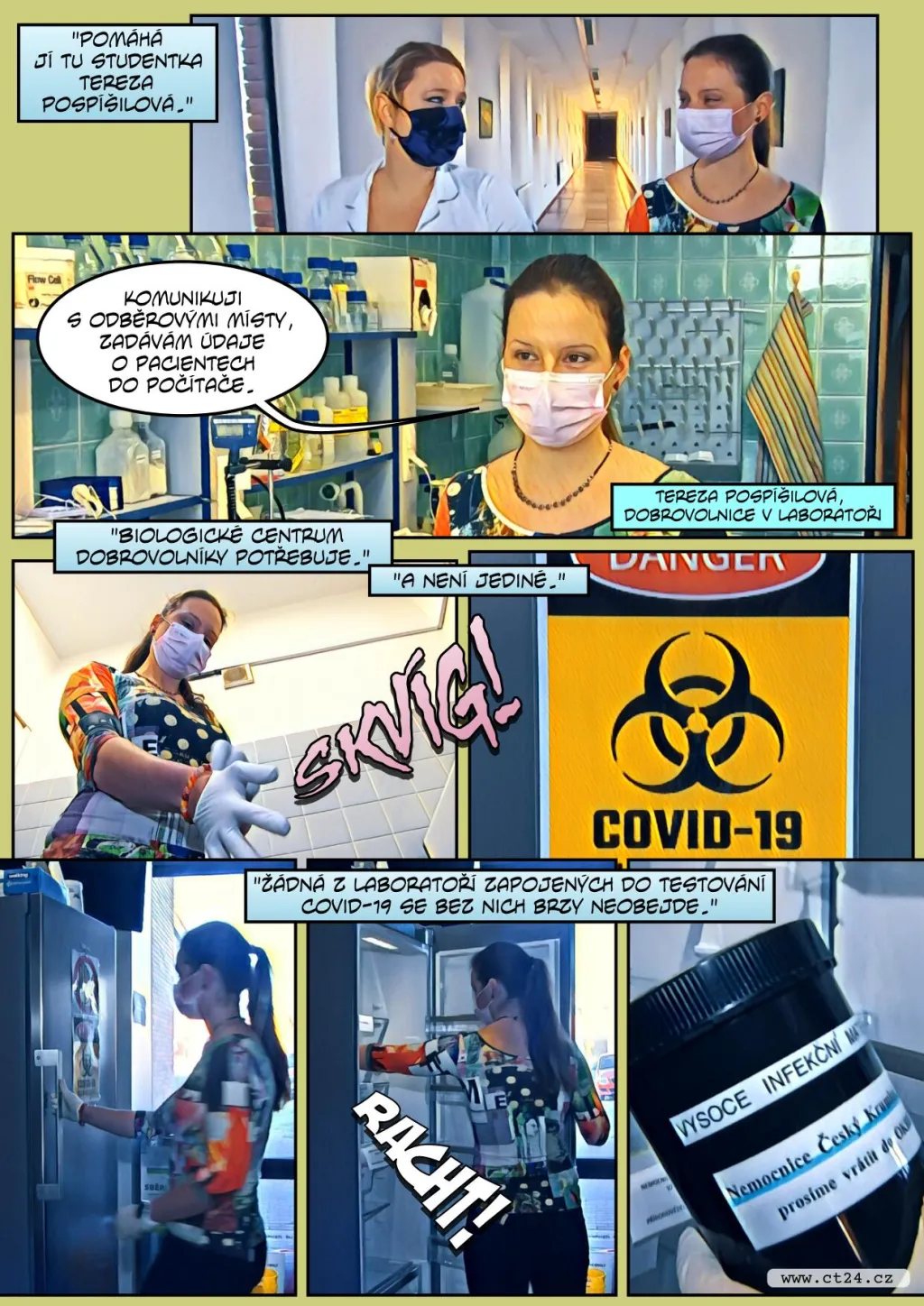 Laboratoře shánějí dobrovolníky