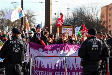 V Německu demonstrovaly desetitisíce lidí proti krajní pravici
