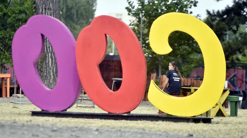 Přípravy na 18. ročník festivalu Colours of Ostrava