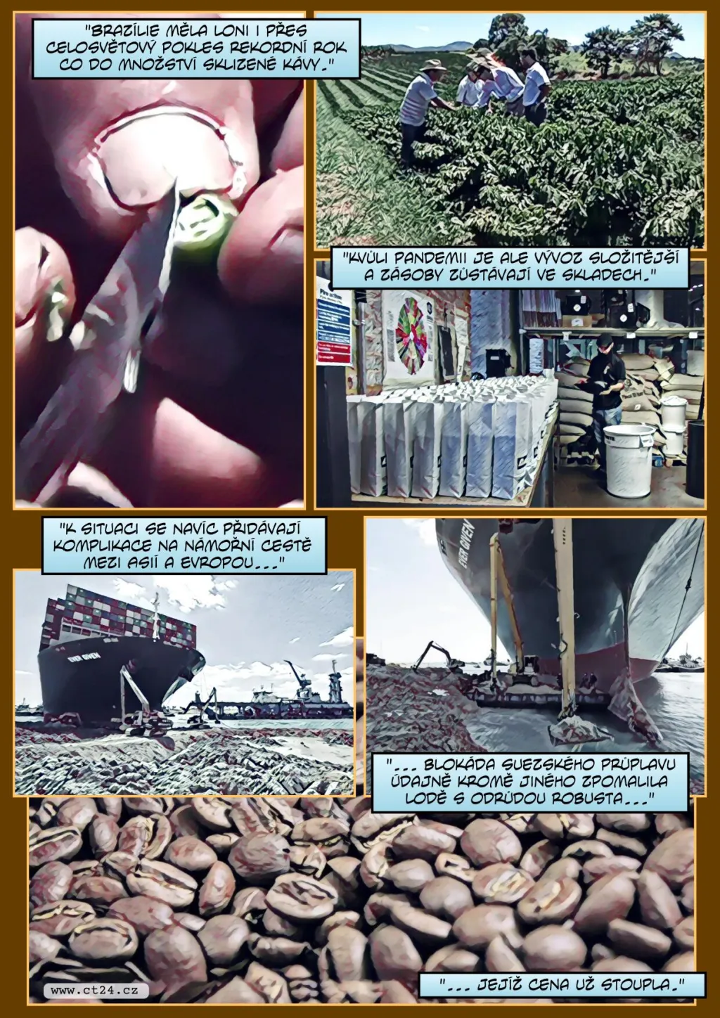 Pandemie a klimatické změny mají dopady na pěstování kávy