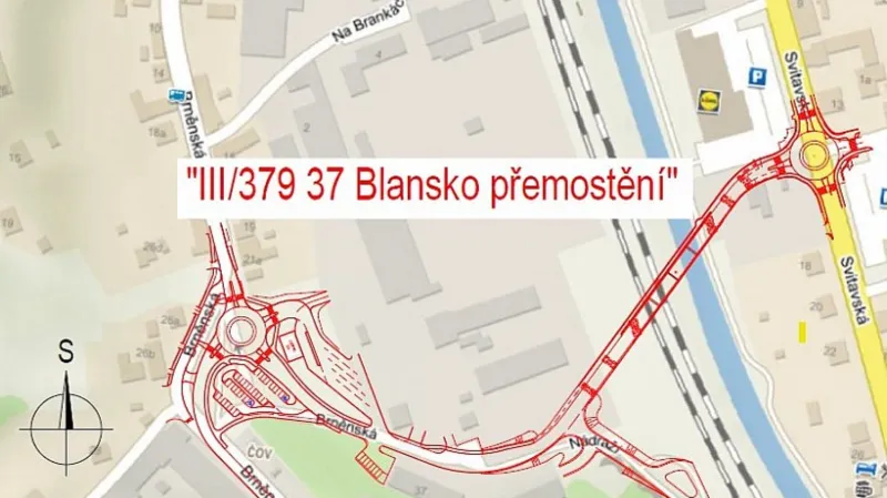 Blansko - přemostění