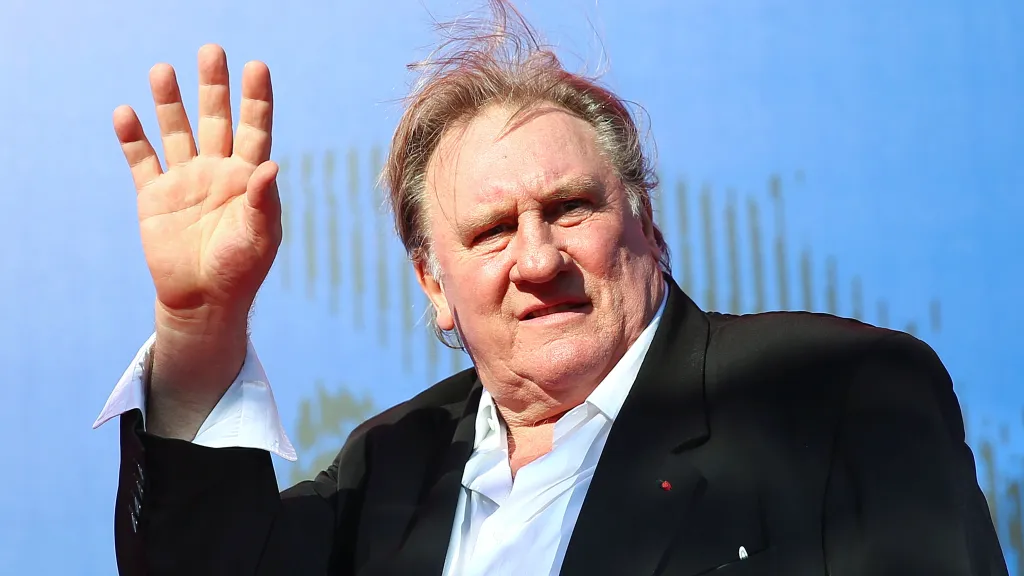 Gérard Depardieu na archivním snímku z roku 2017
