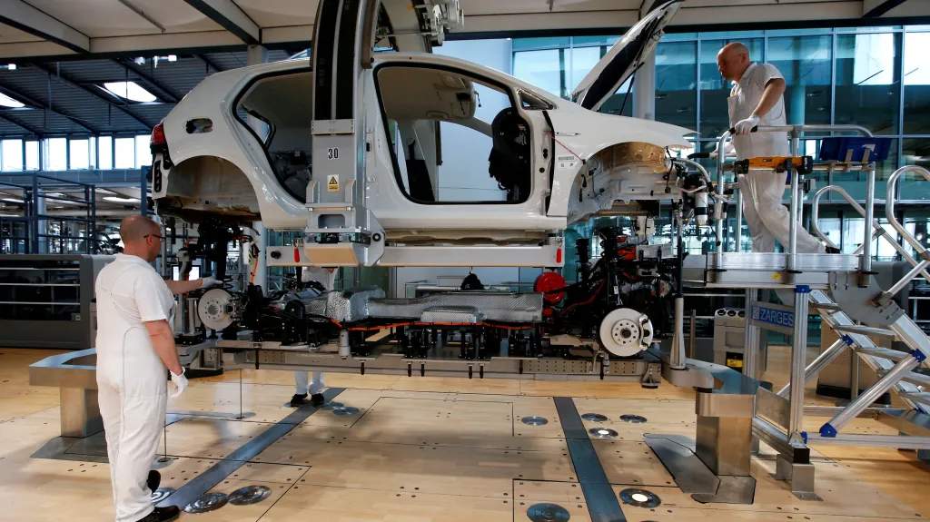 Výroba Volkswagen e-Golfu
