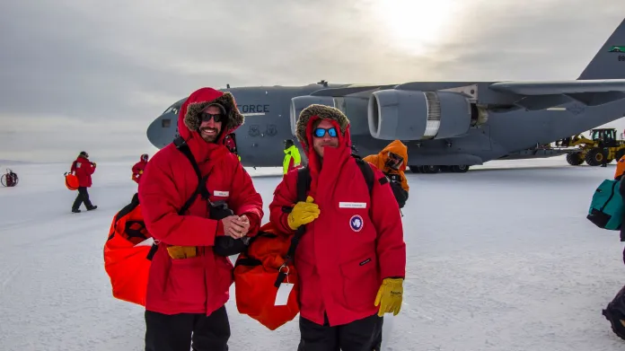 Geograf  Martin Lulák na Antarktidě