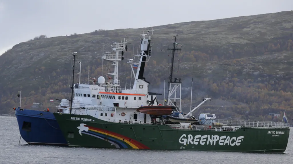 Loď Arctic Sunrise v Rusku