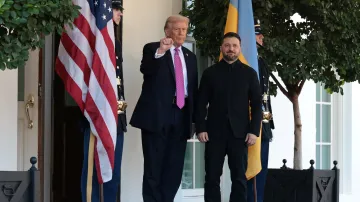 Ukrajinský prezident Zelenskyj navštívil Washington, D.C.
