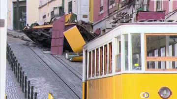 V Lisabonu došlo k nehodě lanovky Glória