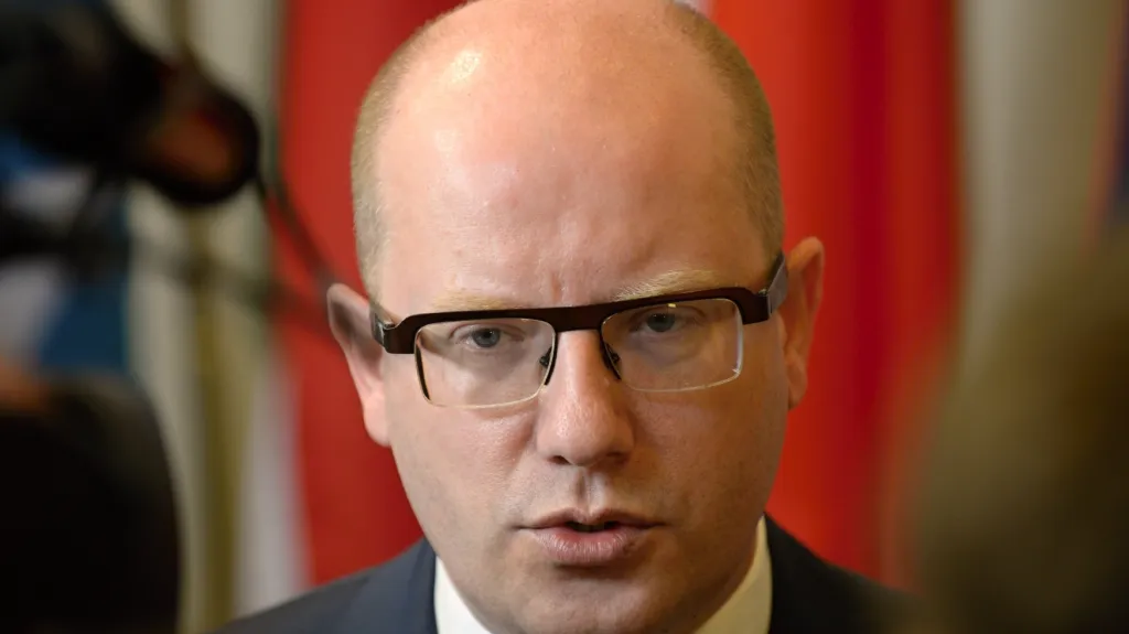 Premiér Bohuslav Sobotka (ČSSD)