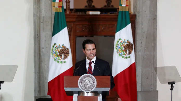 Prezident Mexika Nieto reaguje na slova Trumpa